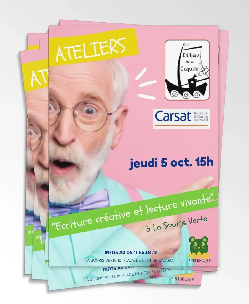 flyer et affiche Carsat